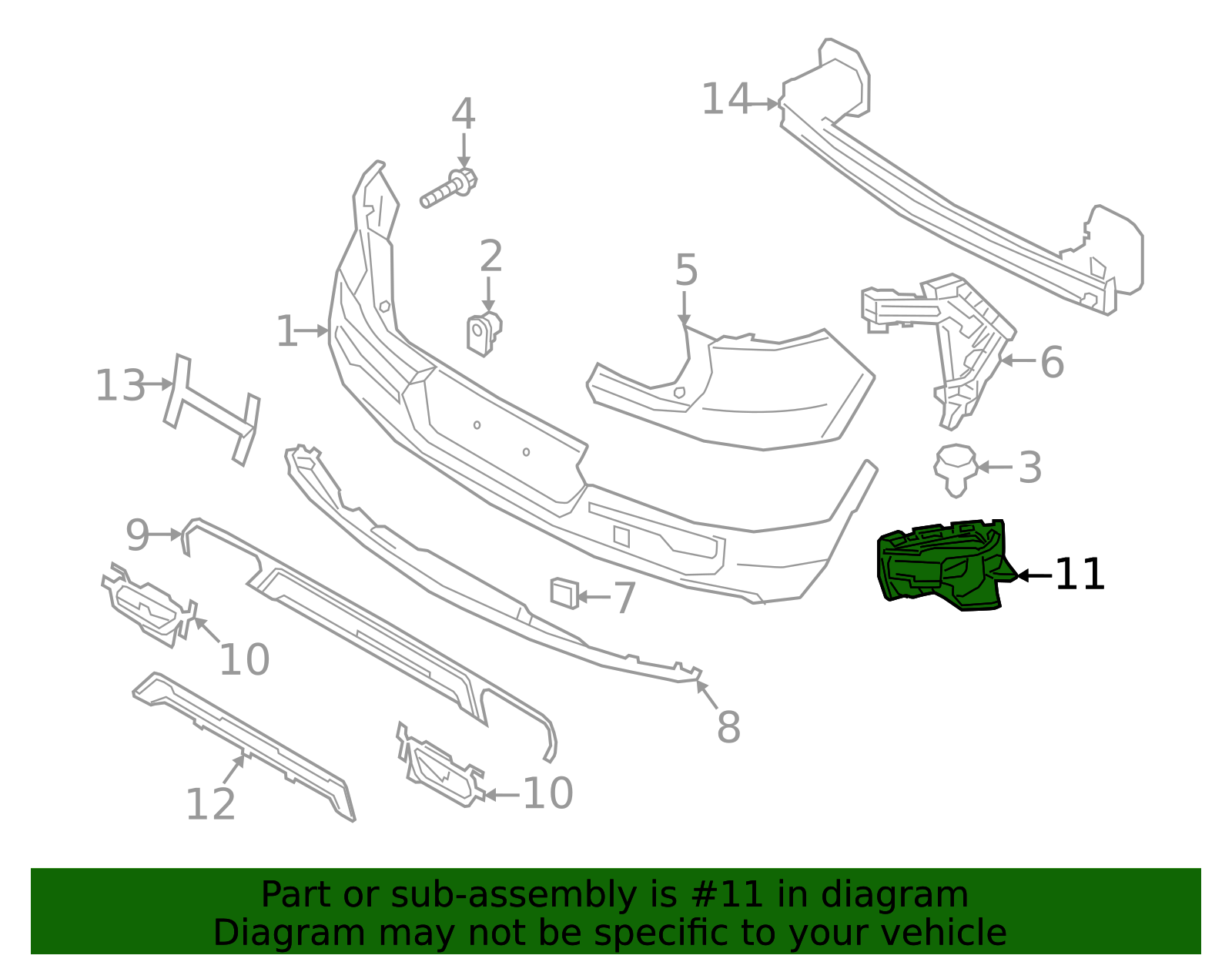 2019-2025 Volvo Trim Plate Bracket - Passenger Side (RH) 31407968 ...
