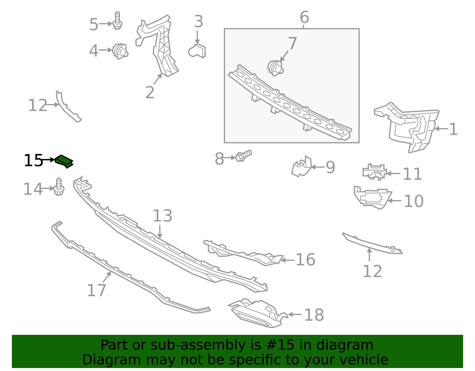 2019-2025 Volvo Lower Molding Nut 30622909 | TascaParts.com