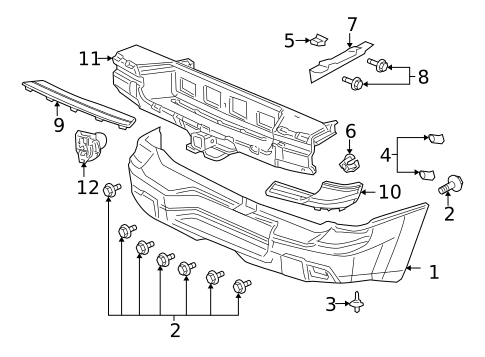 Bumper & Components - Rear for 2006 Chevrolet Trailblazer EXT #0