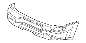 88937016 - Rear Bumper Cover 2002-2008 Chevrolet | Paradise GM Parts