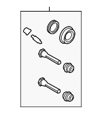 DAY32646ZA - : Caliper Assembly Seal Kit for Mazda: CX-3 Image