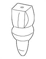 37870PK2015 - Electrical: Coolant Temp Sensor for Honda: Accord, Civic, CRX, Insight, Odyssey, Pilot, Prelude, S2000 Image
