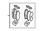 581012SA00 - : Brake Pads Front for Hyundai: Tucson Image