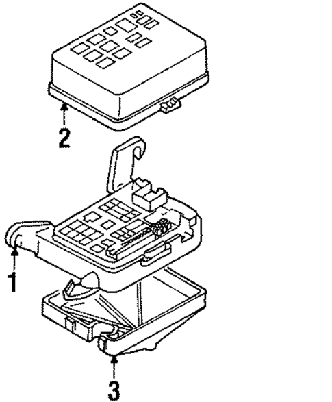 Fuse Box for 2004 Isuzu Axiom #0