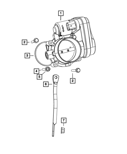Throttle Body for 2010 Dodge Journey #0