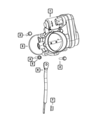 6507726AA - Fuel: Double Ended Stud, Mounting for Mopar Image