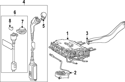 Electrical Components for 2025 Lexus RX450h+ #1