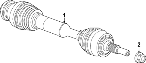 Drive Axles for 2025 GMC Hummer EV SUV #0