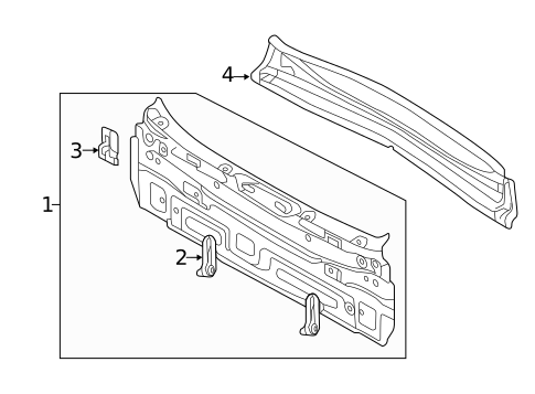 Rear Body for 2017 Audi Q3 #0