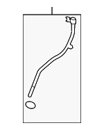 6J115610L - Engine: Tube for Volkswagen: Beetle, CC, Eos, GTI, Jetta, Passat, Rabbit, Tiguan, Tiguan Limited Image