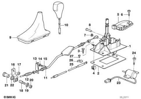 Gearshift Automatic Transmission for 1990 BMW 850Ci #0