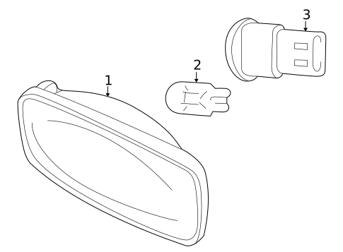Side Repeater Lamps for 2005 Land Rover Freelander #0
