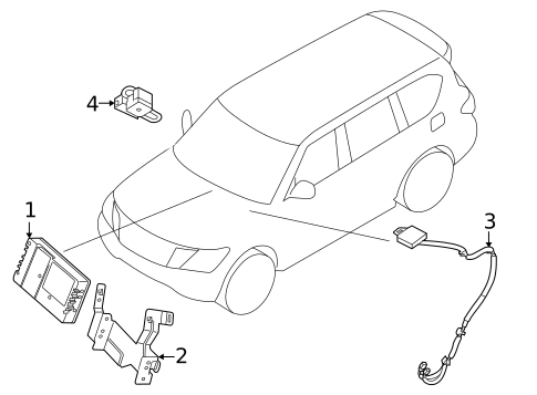 Communication System Components for 2018 INFINITI QX80 #0