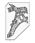 32401613 - Body: Inner Quarter Panel for Volvo: C40 Recharge, EC40 Image