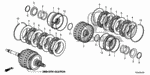 22537RPC003 - Transmission - Automatic: SPRING, CLUTCH WAVE for Honda Image