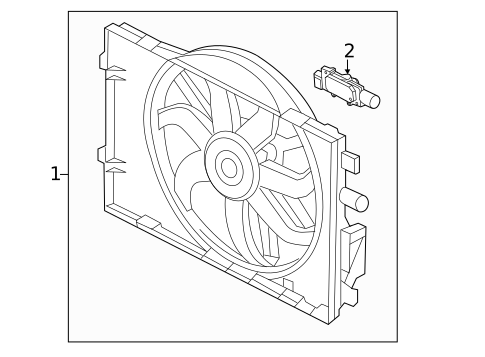 Cooling Fan for 2012 Ford Fusion #0
