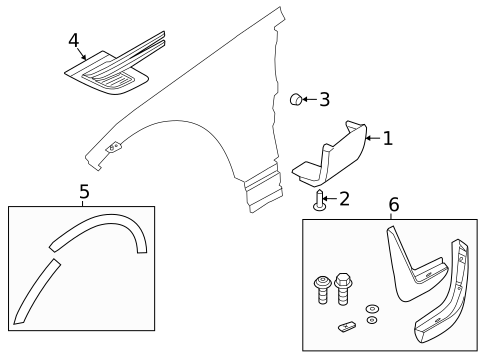 Exterior Trim - Fender for 2022 Land Rover Range Rover Sport #1