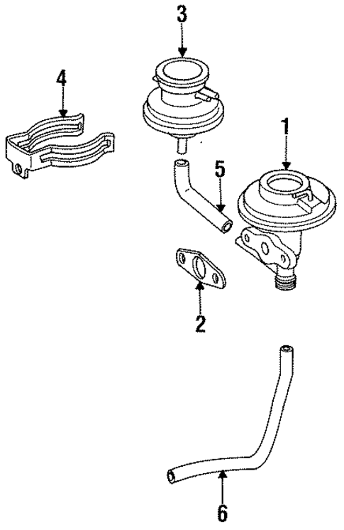EGR System for 1991 Toyota MR2 #0