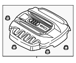 6K103925BT - Engine: Engine Cover for Audi: A3, A3 Quattro, Q3, TT Quattro Image