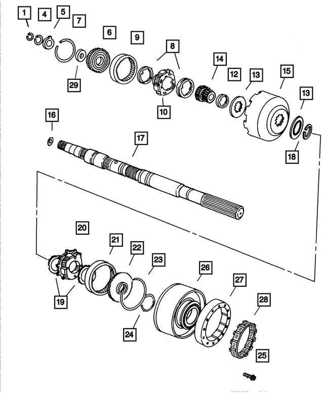 4531288 - Automatic Transmission 3 Speed: Sun Gear Shell for Mopar Image