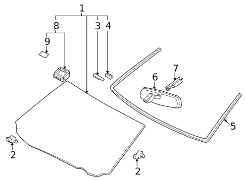 Wipers for 2011 Lexus GS460 #1