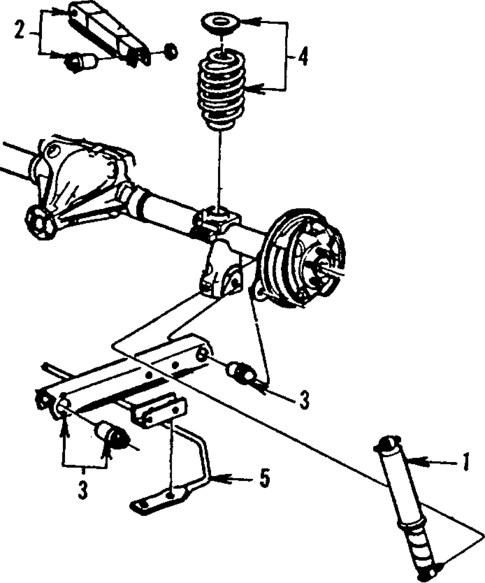Rear Suspension for 1986 Oldsmobile Cutlass Supreme #0