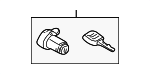 9170242 - : Cylinder &amp; Keys for Volvo Image