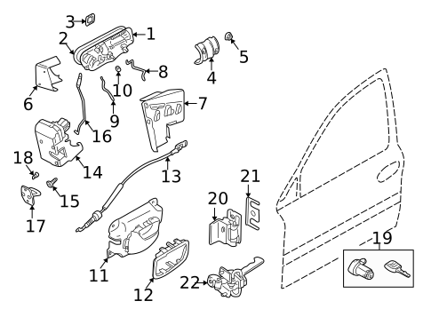 Lock & Hardware for 2006 Volvo XC70 #0
