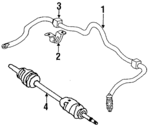 5461401R00 - : Stabilizer Bar Bracket for Nissan: Stanza Image