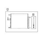 68592058AA - : Air Conditioning Condenser for Mopar Image