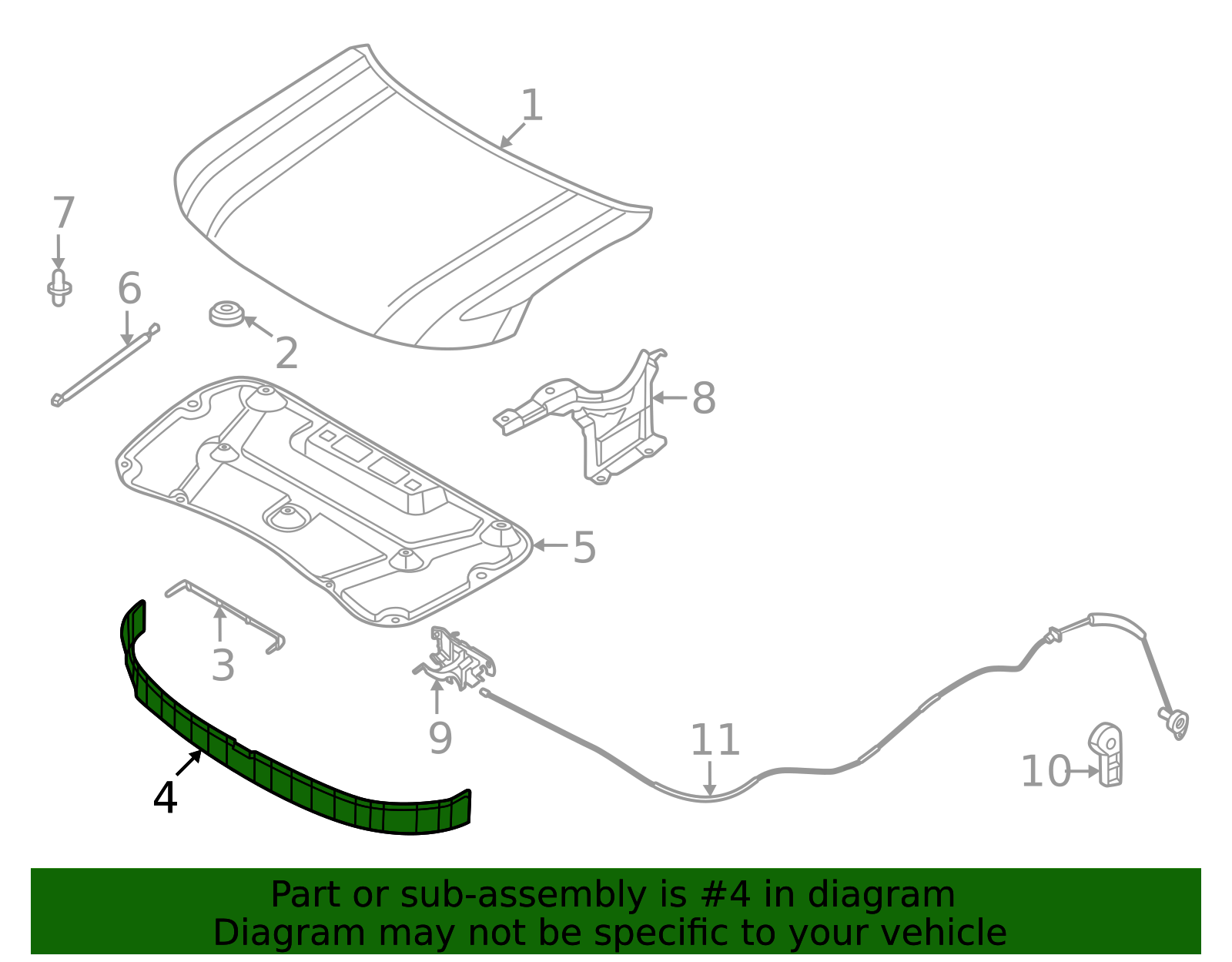65820-7KA0A - Seal To Hood 2025-2026 Nissan Armada | Official Nissan ...