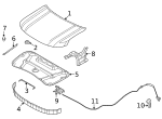 65823VD20A - Body: Hood Panel for Nissan Image