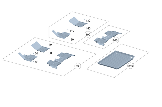 9983877 - Interior Equipment: Snap Fastener for Mercedes-Benz Image