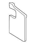 41217039227 - Body: Baffle Plate for BMW: 525i, 525xi, 528i, 528i xDrive, 528xi, 530i, 530xi, 535i, 535i xDrive, 535xi, 545i, 550i, M5 Image