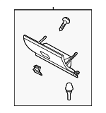 C23564030F02 - : 2012-2015 Mazda 5 - Glove Box Door for Mazda: 5 Image