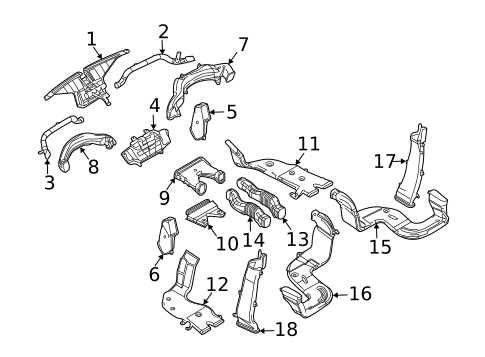 Ducts for 2008 INFINITI FX35 #0