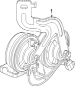 85512138 - Electrical: Horn for Chevrolet: Colorado | GMC: Canyon Image