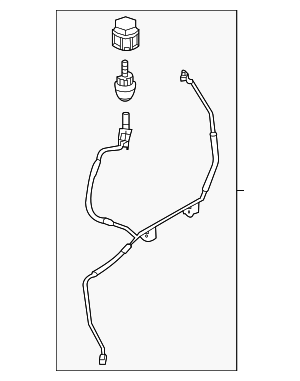 YF37463 - HVAC: Motorcraft A/C Refrigerant Liquid Hose for Ford Image