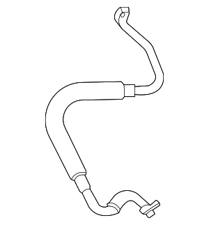 LK4Z19D742D - HVAC: A/C Refrigerant Suction Hose for Ford Image