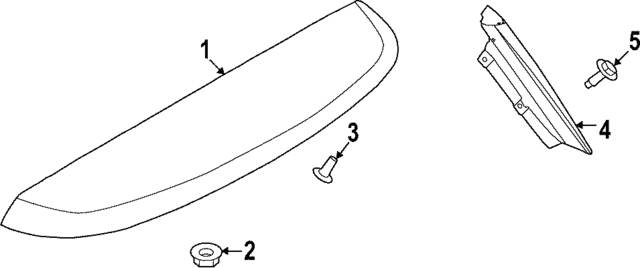 960306TA1A - : Rear Spoiler for Nissan Image