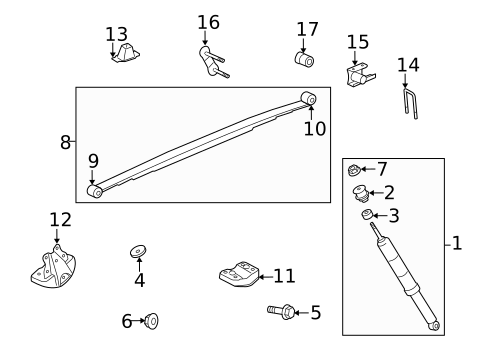Rear Suspension for 2007 Toyota Tundra #0