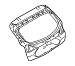 60809FN10A9P - Body: Lift Gate for Subaru Image