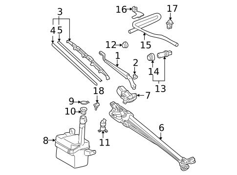 Wipers for 2002 Toyota Avalon #0
