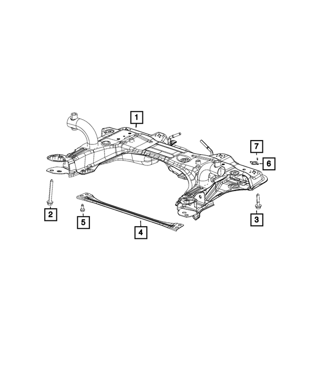 68081711AA - Front Suspension: Lock Washer for Mopar Image image