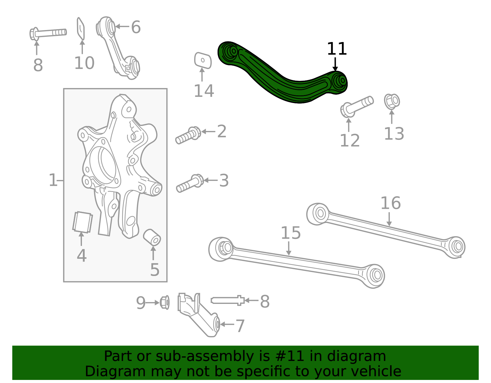 22927293 22927243 - GM Upper Control Arm - Driver's Side (LH) | GetOEMParts.com