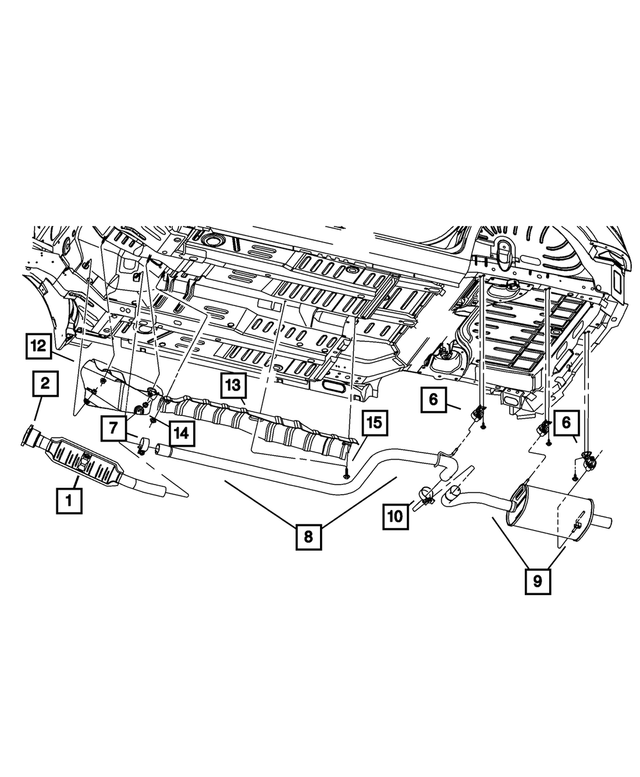 5085700AB - Exhaust: Catalytic Converter for Mopar Image