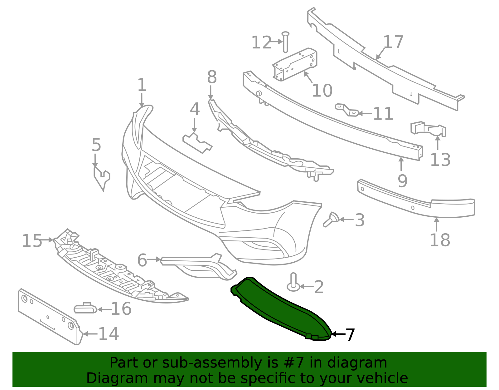 あ 62278-5DJ0A Genuine Infiniti #622785DJ0A Finisher-Front Bumper