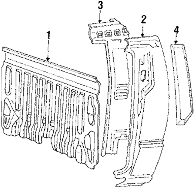 MB417581 - Body: Vent for Mitsubishi: Mighty Max Image