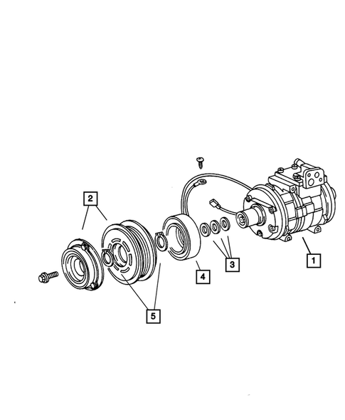 Air Conditioning Compressor for 2006 Jeep Grand Cherokee #0