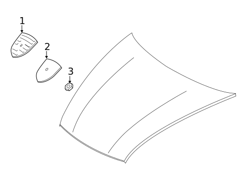 Exterior Trim - Hood for 2025 Porsche Macan #0